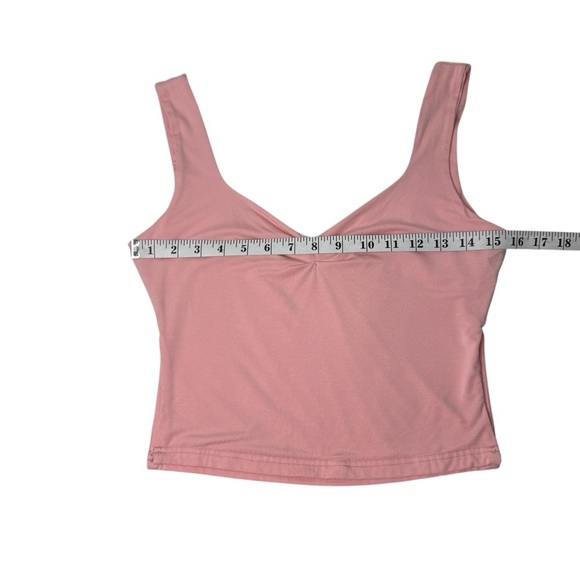 Y2K Pink Crop Tank Top Women's Sleeveless Modal Spandex Beach Summer Classic - Picture 5 of 7